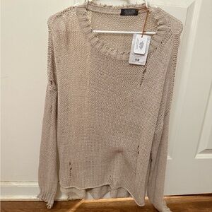 Wooden Ships Oliver Distressed Sweater